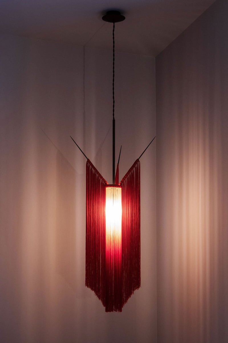 Chan 2 scarlet/ cream - Floor Lamp