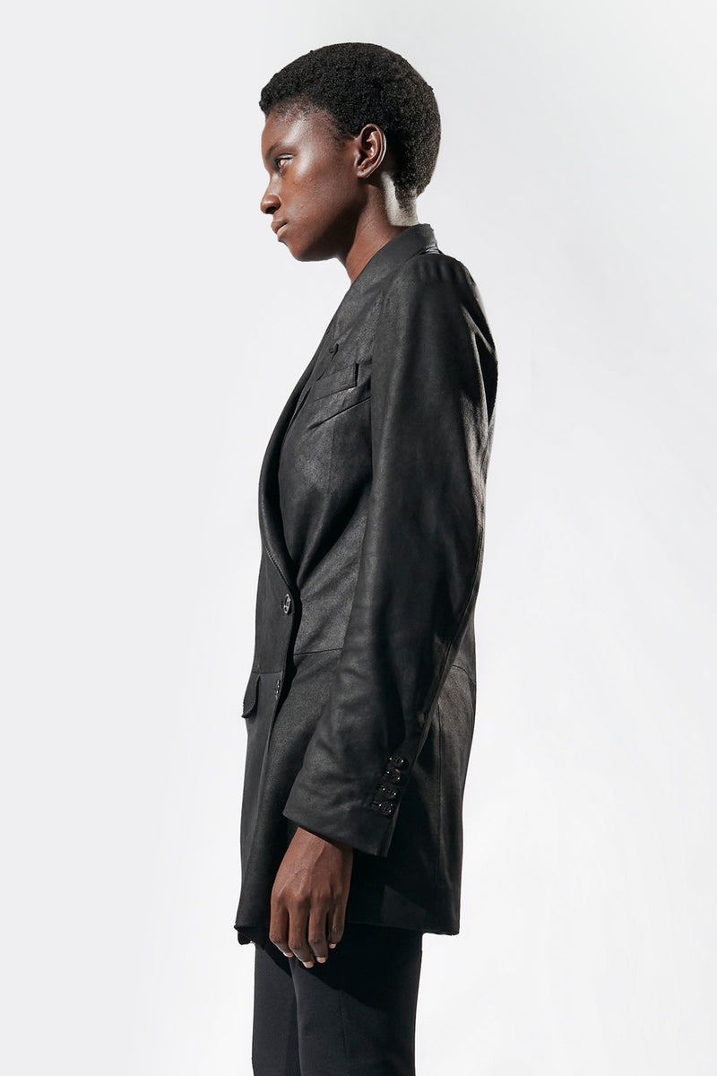 Oversized Leather Jacket