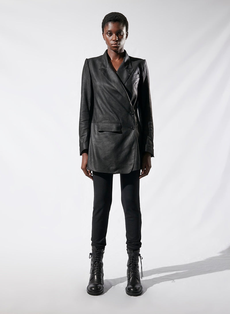 Oversized Leather Jacket