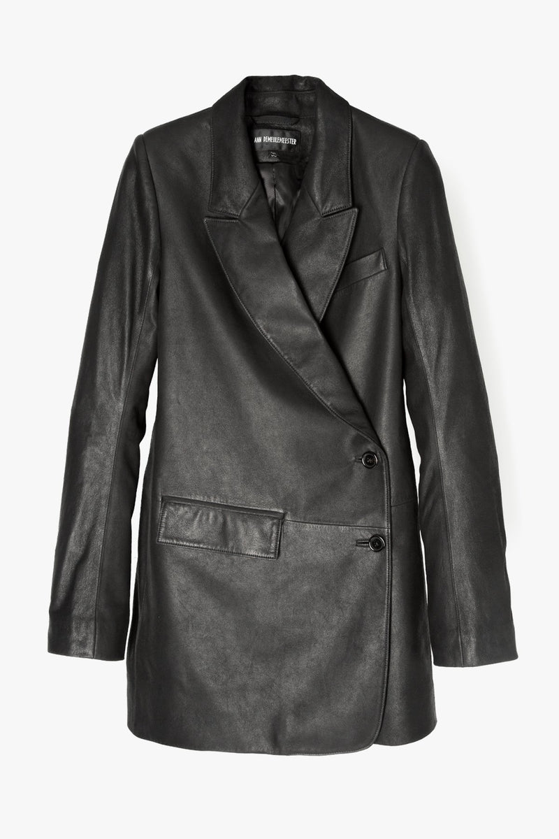 Oversized Leather Jacket