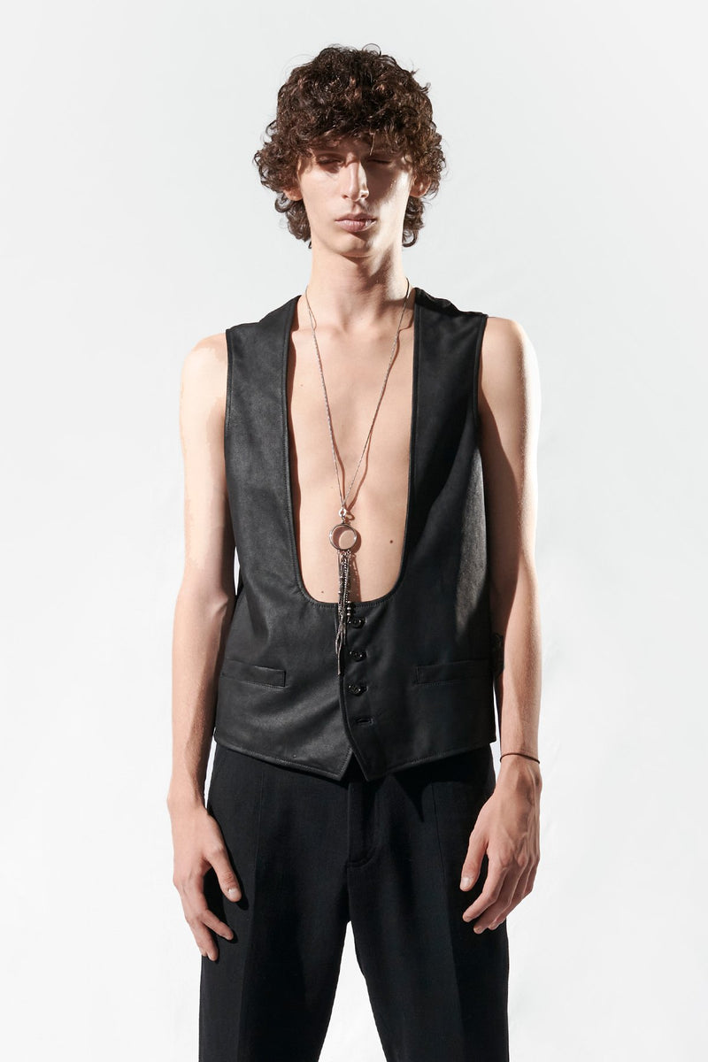 Leather Waistcoat