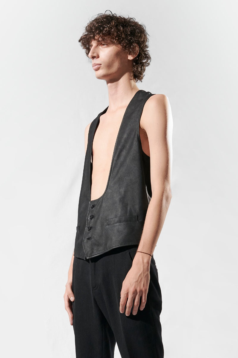 Leather Waistcoat