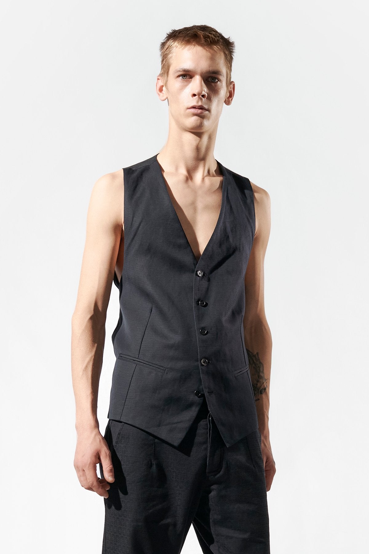 Cotton/Linen Waistcoat