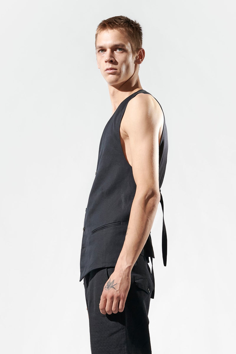 Cotton/Linen Waistcoat