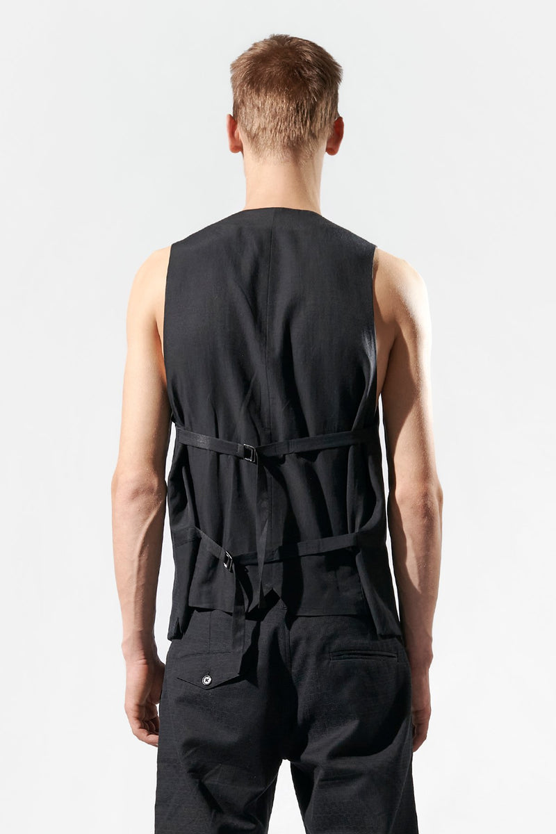 Cotton/Linen Waistcoat