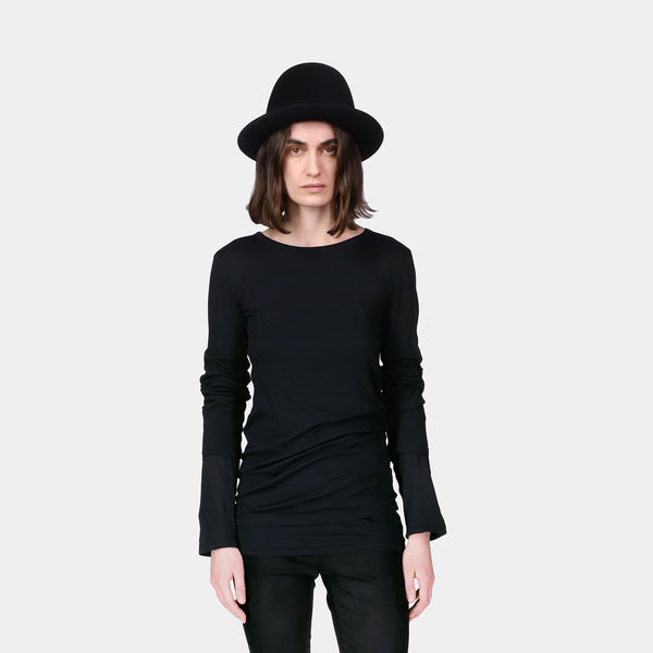Denise Double Layer Long Sleeves Top
