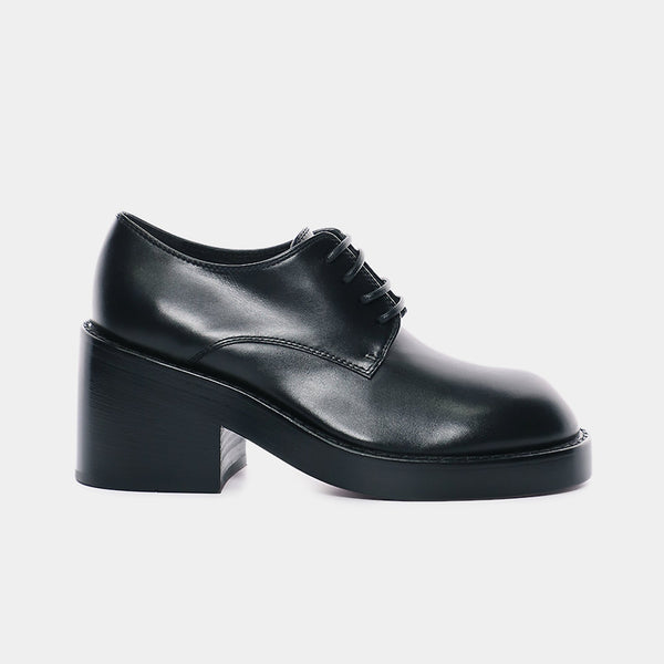 Olivier Mid Heel Lace-Up Shoes