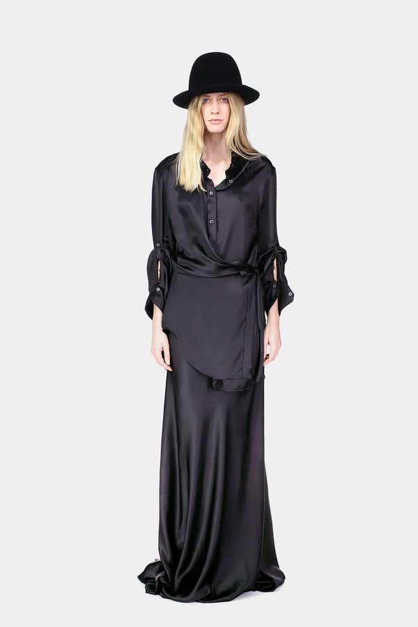Ceciel Slouchy Asymmetric Shirt