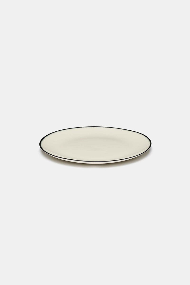 Dé porcelain plate (Var.1) - D: 17,5cm (2x)