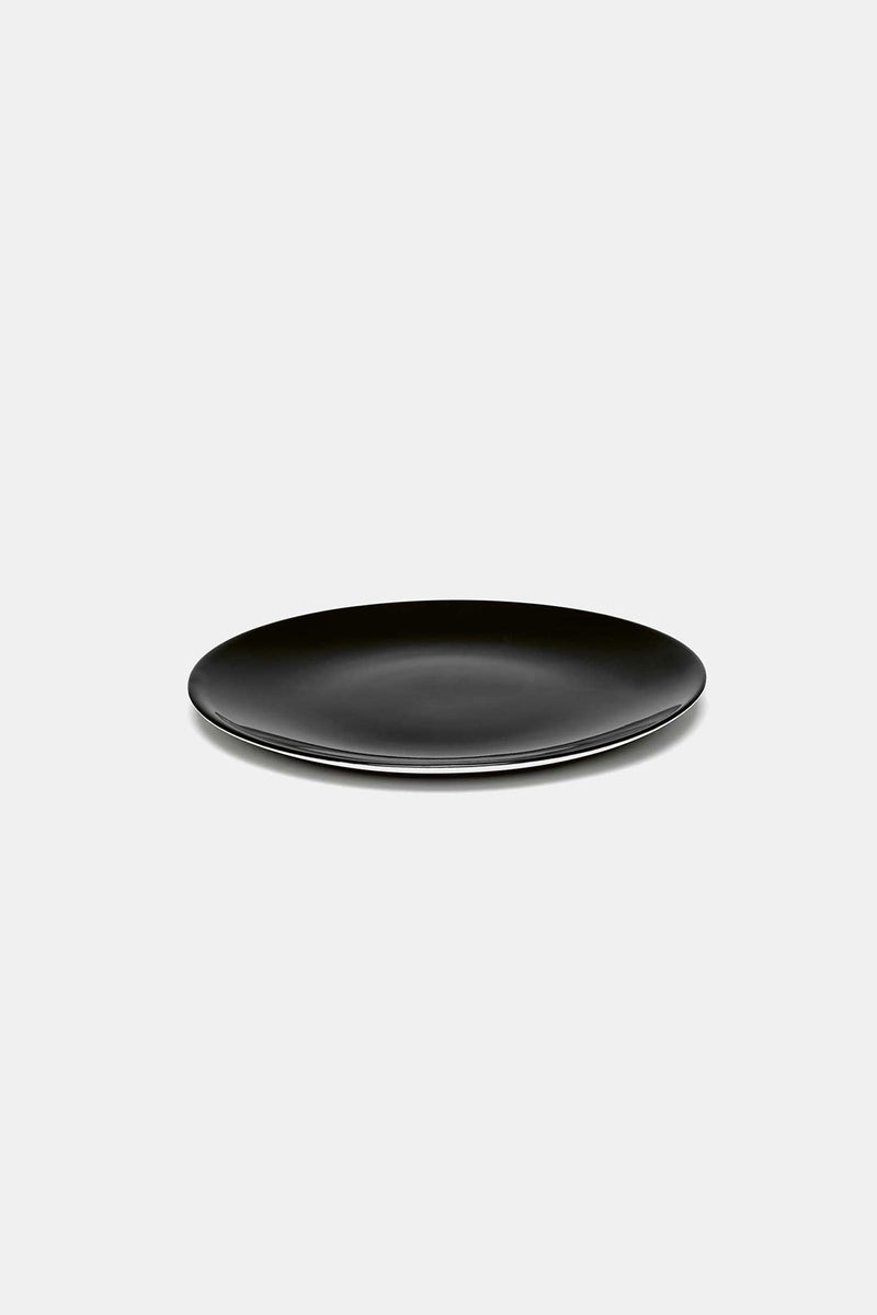 Dé porcelain plate - D: 17,5cm (2x)