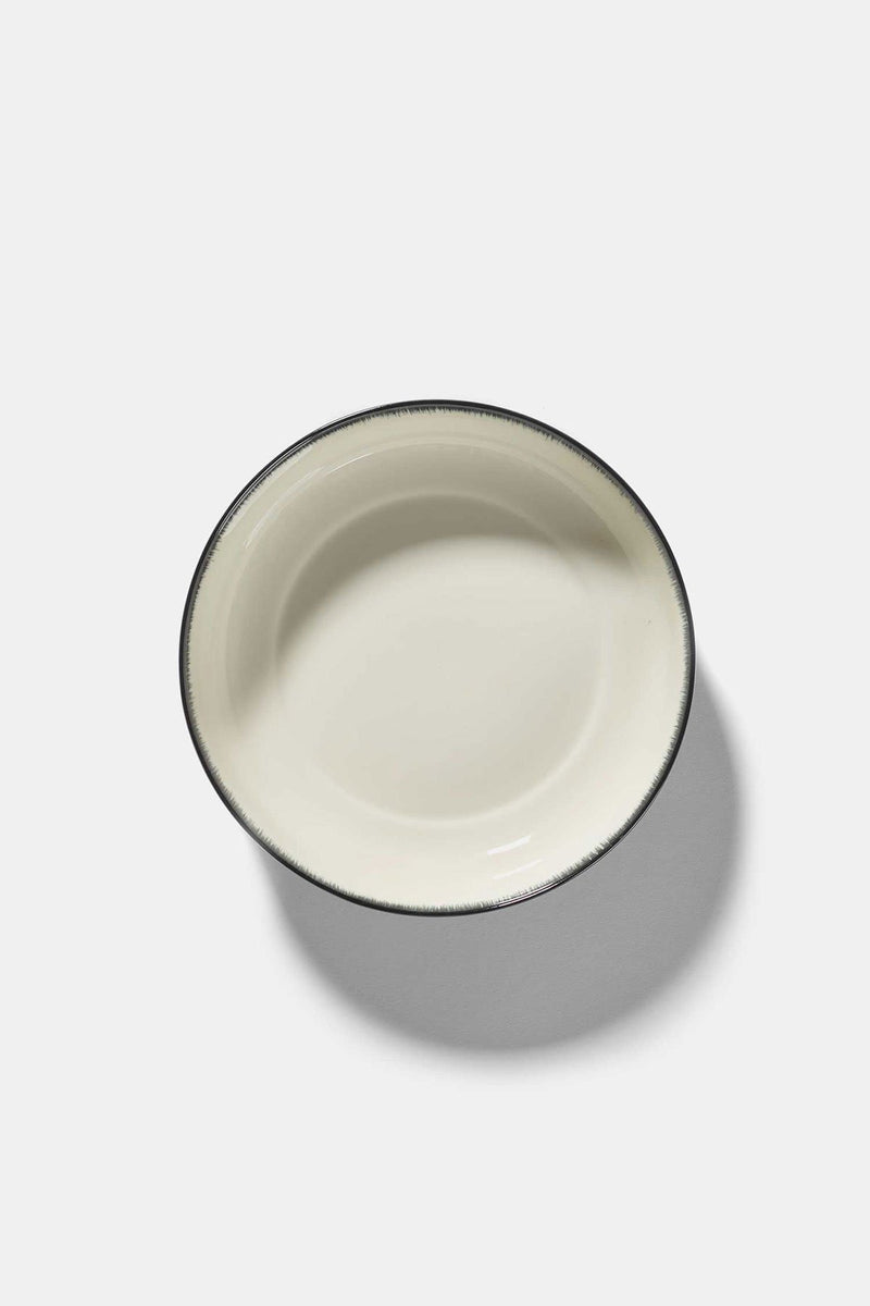 Dé porcelain high plate (Var. A) - D: 18,5cm (2x)