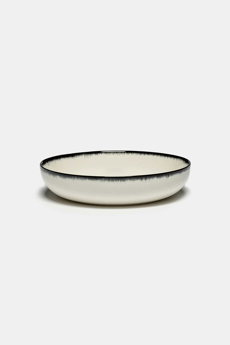 Dé porcelain high plate (Var. A) - D: 18,5cm (2x)