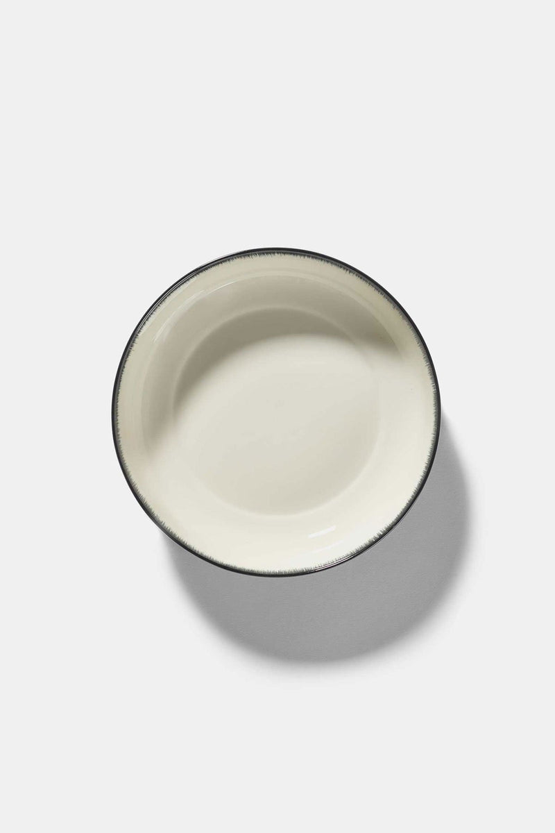 Dé porcelain high plate (Var. D) - D: 18,5cm (2x)