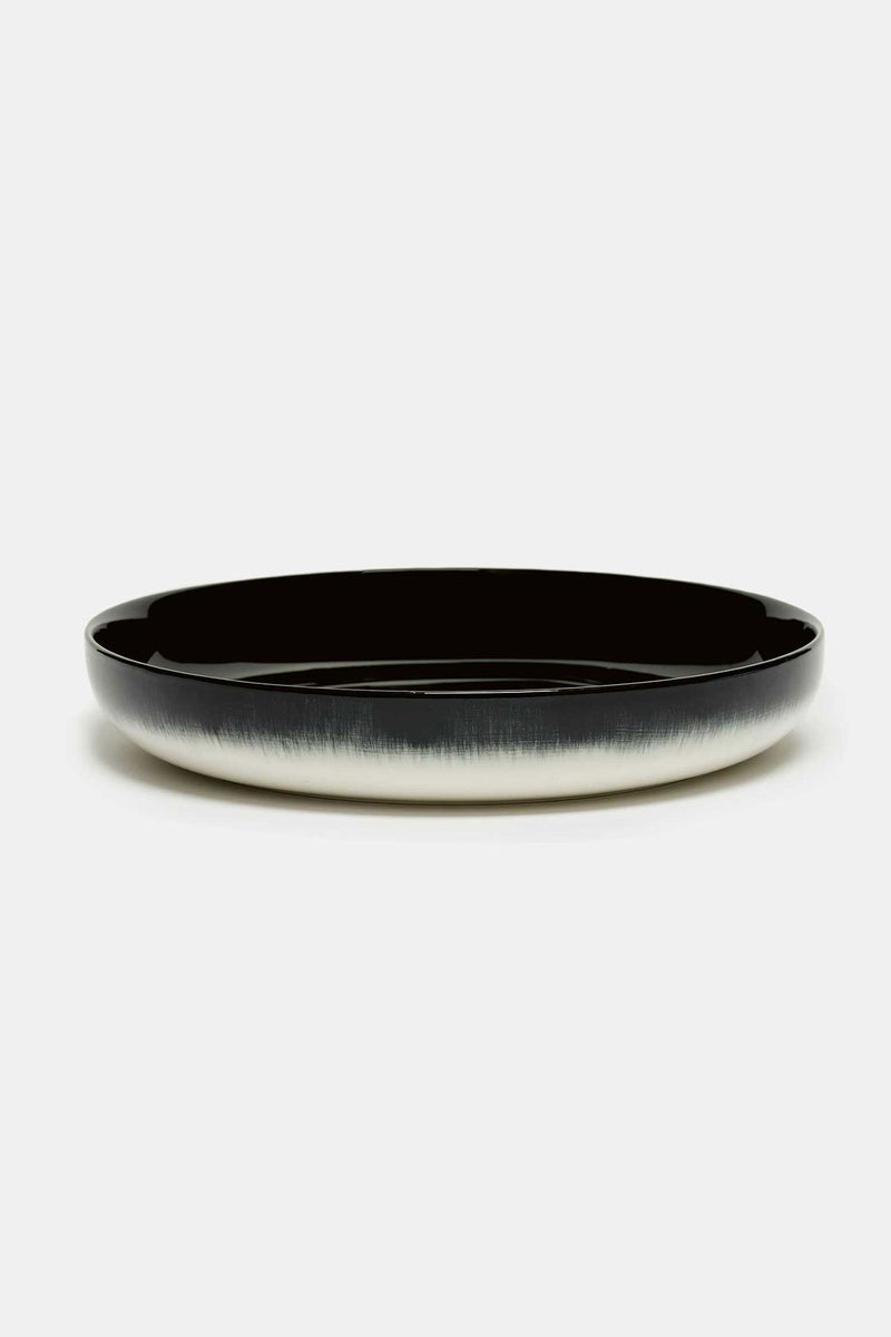 Dé porcelain high plate (Var. B) - D:24cm (2x)