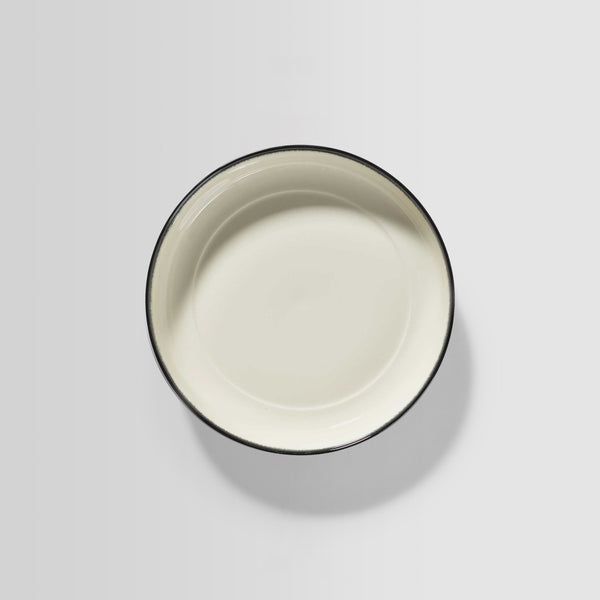 Dé porcelain high plate (Var. A) - D:24cm (2x)