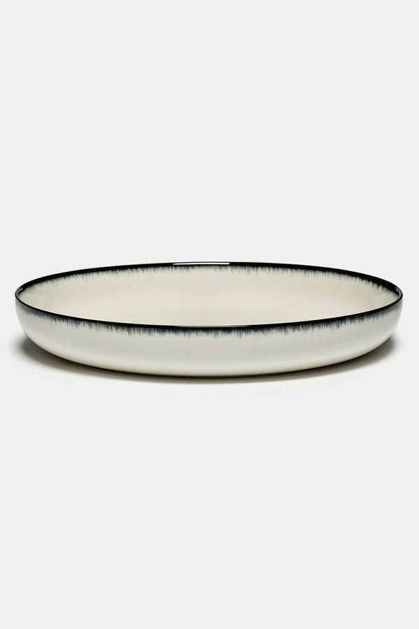 Dé porcelain high plate (Var. A) - D:27cm (2x)