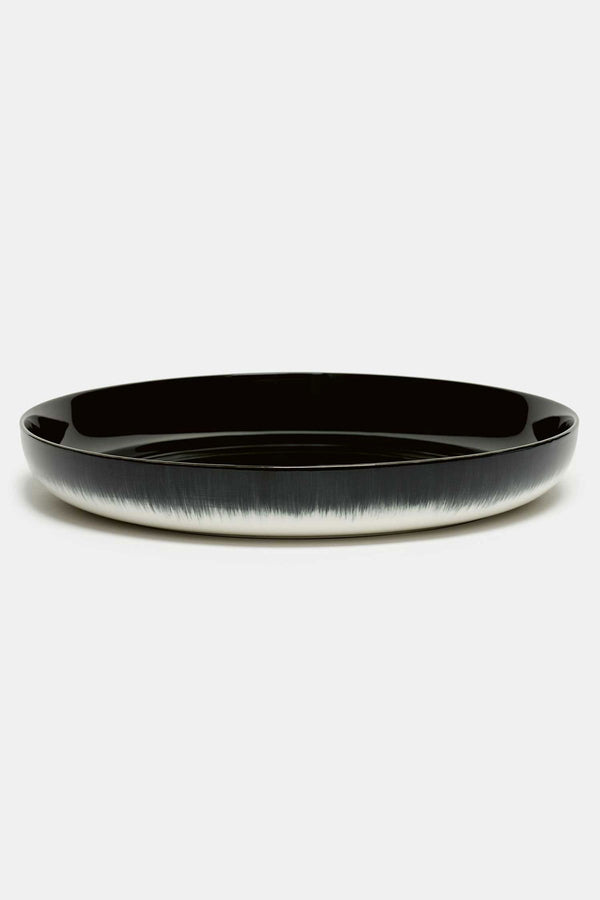 Dé porcelain high plate (Var. B) - D:27cm (2x)