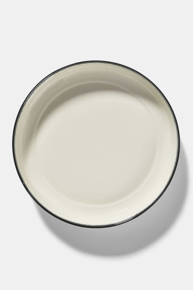 Dé porcelain high plate (Var. D) - D:27cm (2x)