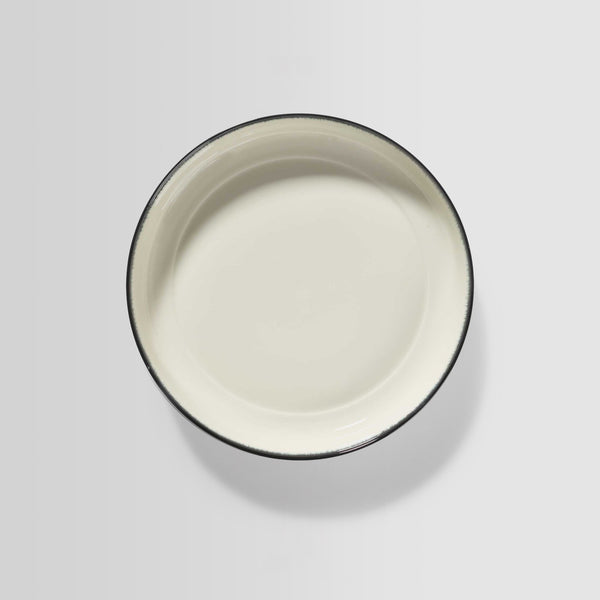 Dé porcelain high plate (Var. D) - D:27cm (2x)
