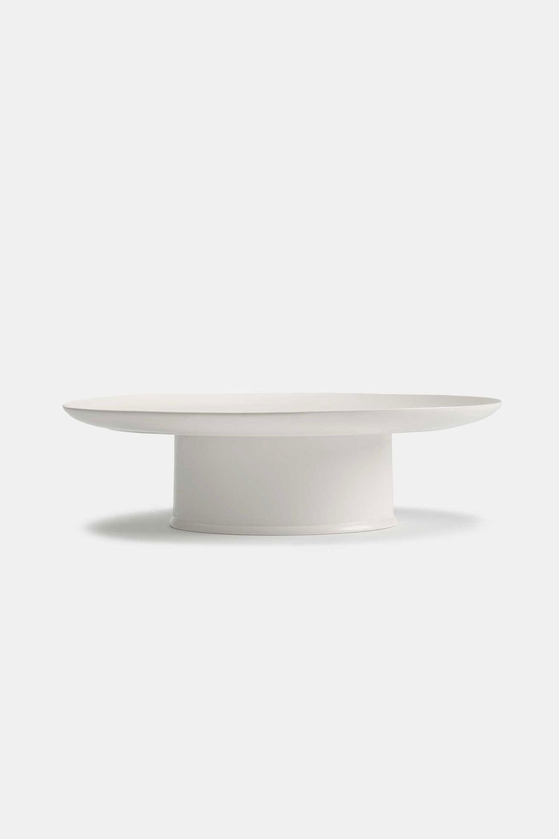 Ra porcelain cake stand - off-white
