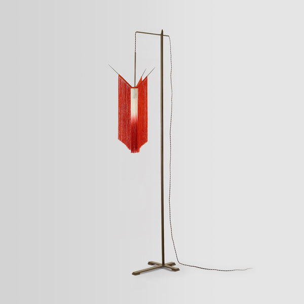 Chan 2 scarlet/ cream - Floor Lamp